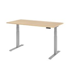 Młotek biurkowy Bach siedząco-stojący vxdkb16 e s wielokolorowy 1600 x 800 mm