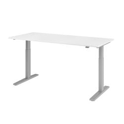 Młotek biurkowy Bach siedząco-stojący vxmka19 w s biały 1800 x 800 mm