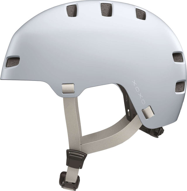 Kask rowerowy Abus xoxo aqua blue s - 51-55 cm - niebieski - odpowiedni do użytku na rowerach elektrycznych - rowerach miejskich - 370 g