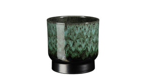 Thiago pot rond d.groen - h20xd22cm