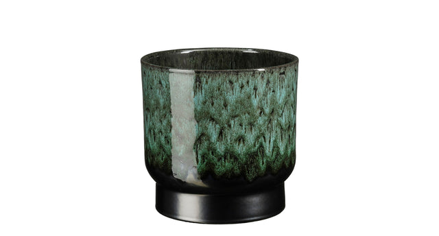 Thiago pot rond d.groen - h20xd22cm