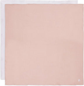Jollein hydrofiele doek large - 115x115cm - wild rose ivory - 2pack