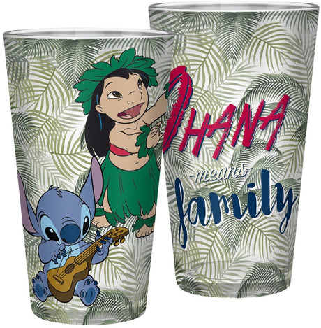 Zestaw szklanek do wody Lilo Stitch - Disney Lilo i Stich - duży - 400 ml - 2 szklanki - szklanka wodna