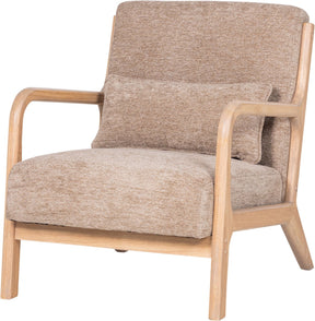 Fotel Woood Mark - szenil - piasek - 75x67x82