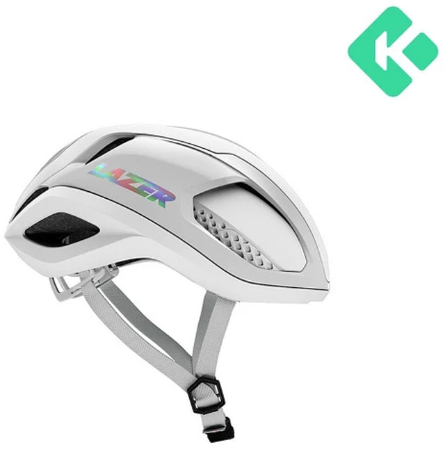 Kask rowerowy wyścigowy Lazer Vento Kineticore w kolorze białym