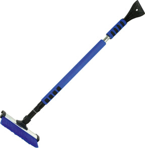 Wysuwana szczotka do śniegu Carpoint ze skrobaczką do lodu – 100-150 cm – 2 w 1 – antypoślizgowy uchwyt – akcesorium zimowe