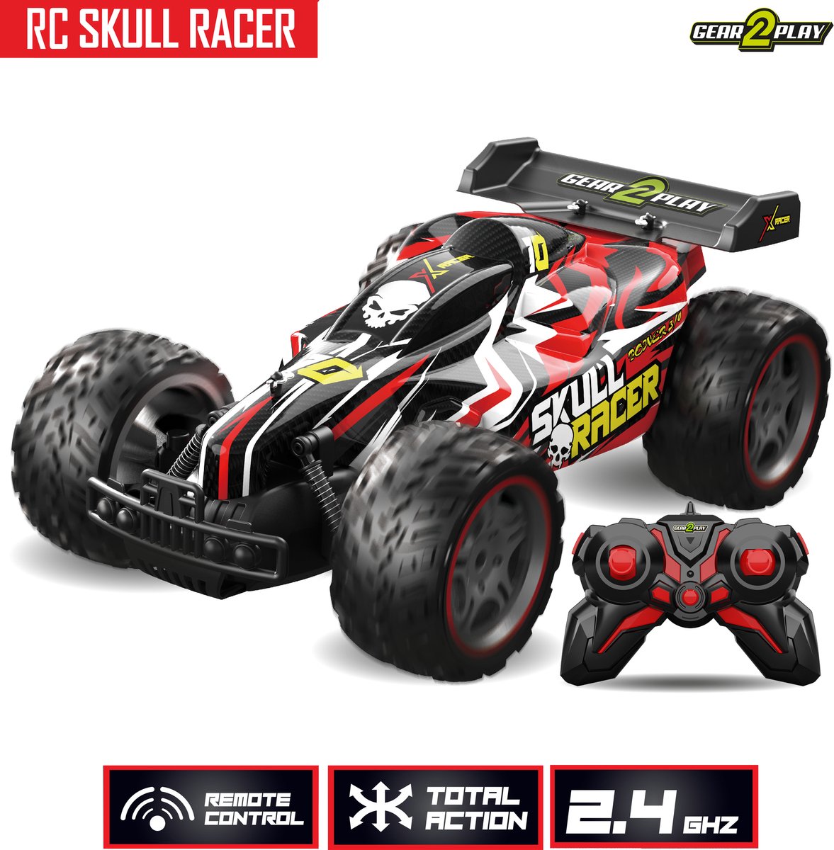 Gear2play RC Skull Racer sterowany samochodem 1:10