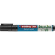 Marker do flipchartów edding e-32 czarny 19 mm (gł.) x 19 mm (szer.) x 138 mm (wys.)