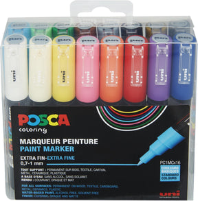 Markery Posca uni w standardowych kolorach pc1mc linia 0,7-1 mm