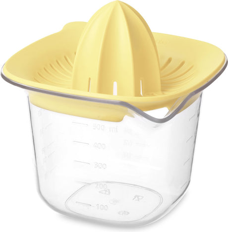Wyciskarka do cytrusów Brabantia smaczne+ - z miarką - 0,5 l - waniliowa żółta