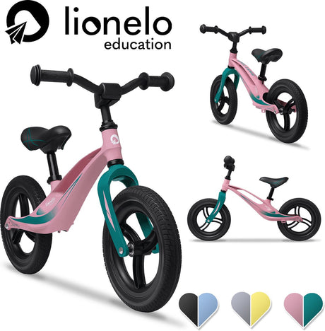 Lionelo Bart Tour - rowerek biegowy - lekki - 3,3 kg - idealny dla dzieci od 2 lat - wspomaga rozwój motoryczny