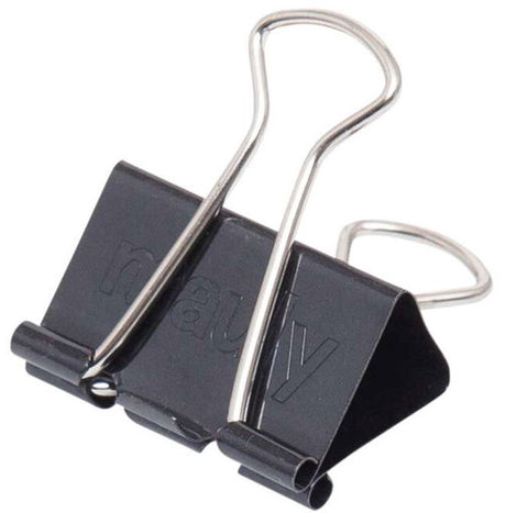 Zaciski składane Maul y® metal metal 12 sztuk 32 mm czarne