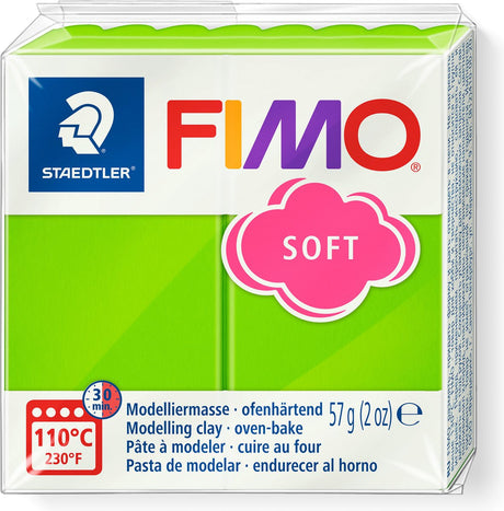 Fimo miękka glinka modelarska 57 g zielone jabłko