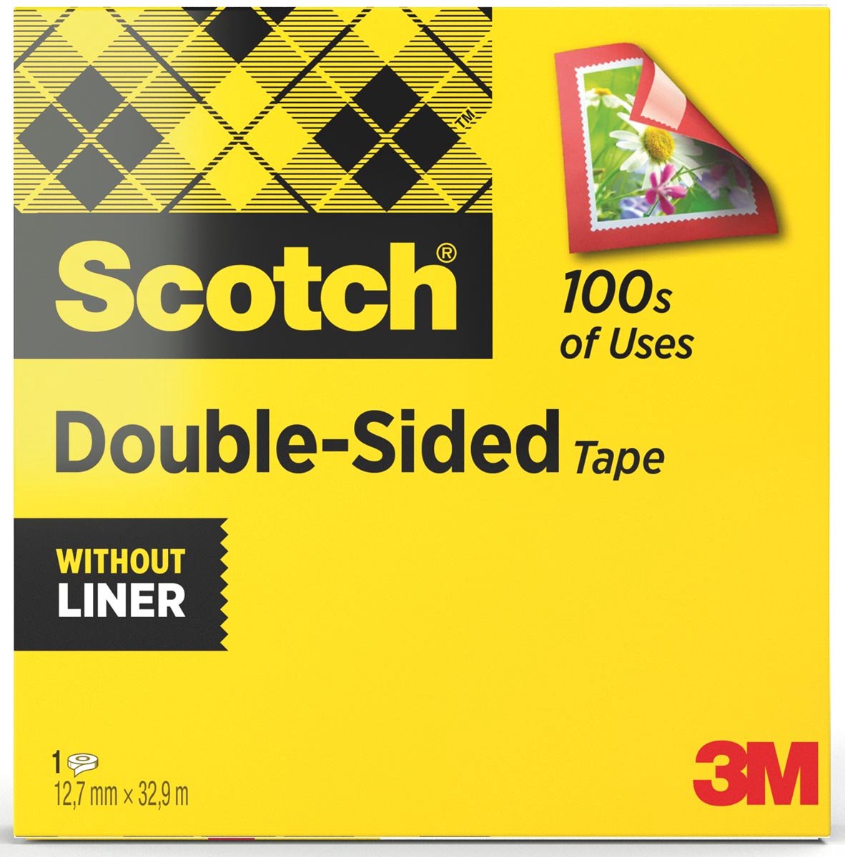 Taśma klejąca Scotch dwustronna o wymiarach 12mmx33m