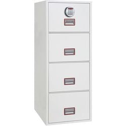 Szafka na dokumenty Phoenix FS2274E zamek elektroniczny biały