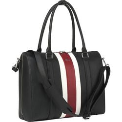 Torba na laptopa socha so-bb-red-stripe-17 sztuczna skóra czarna
