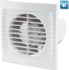 Vents badkamerventilator ø 100mm - 95m³ h - timer - insectengaas - wit
