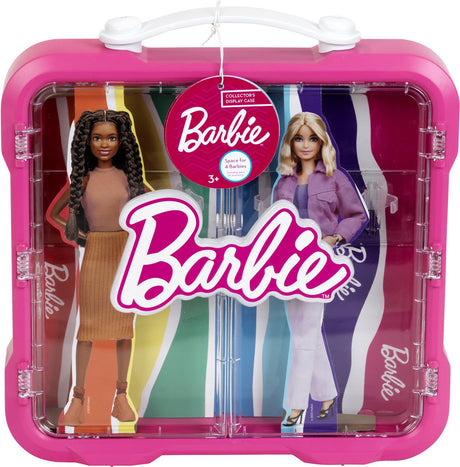 Małe zabawki Barbie - ekspozycja dla 4 lalek - w zestawie. oświetlenie