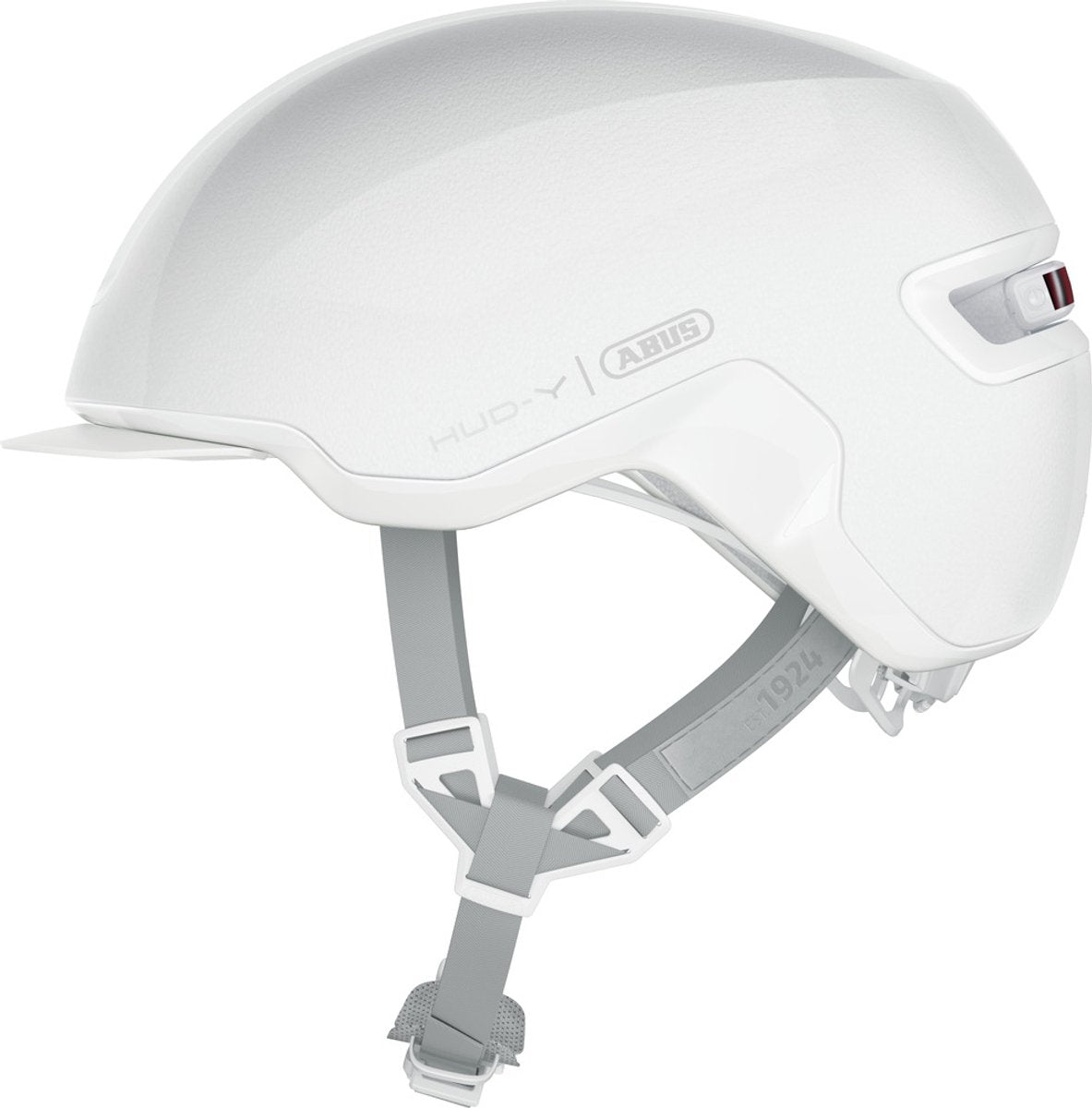 Kask rowerowy Abus hud-y puristic m - 54-58 cm - - odpowiedni do użytku na rowerach elektrycznych - rowerach miejskich - 300 g