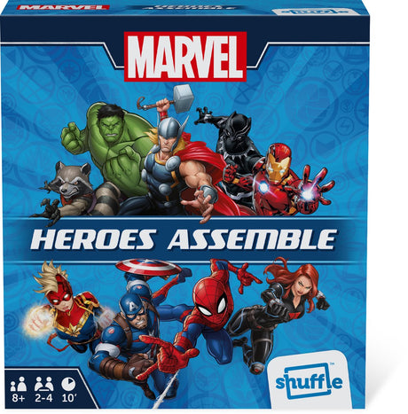 Shuffle - Marvel Heroes Assembly - gra karciana - gra rodzinna - kooperacyjna gra karciana - dla fanów Marvel Snap