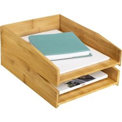 Taca na listy cep brązowa a4 75 mm x 252 mm x 340 mm