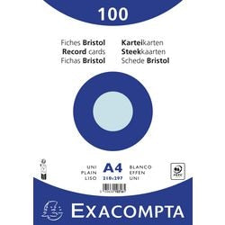 Karty katalogowe exacompta 10316e, papier błękitny