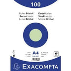 Karty katalogowe exacompta 10346e, zielona księga
