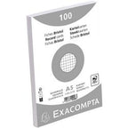 Karty katalogowe exacompta 10208e, biały papier