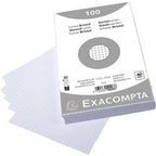 Karty katalogowe exacompta 10203e, biały papier