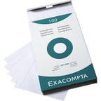 Karty indeksowe exacompta 13803x biały papier