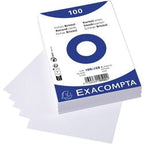 Karty katalogowe exacompta 10502e, biały papier