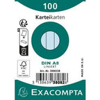 Karty katalogowe exacompta 38082sb błękitne