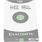 Karty katalogowe exacompta 13248e, zielona księga