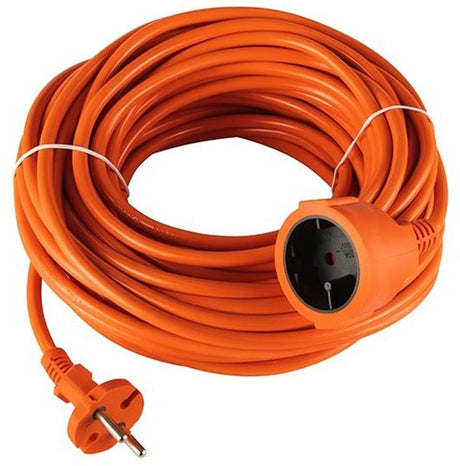 Przedłużacz ogrodowy Blow - 30m - przedłużacz zewnętrzny - PVC - 2x1,5mm² - h05vv-f2 - nieuziemiony - ip44 - pomarańczowy