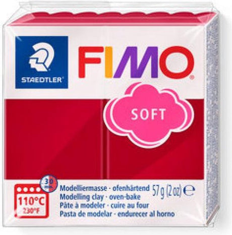 Fimo miękka glinka modelarska 57 g wiśniowa