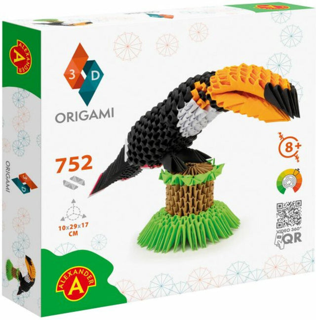 Zabawki Aleksandra Aleksander - origami 3d - tukan