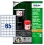 Avery labels wit papier 50 lakens 38 x 21,2 mm