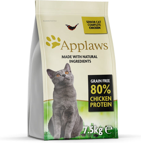 Applaws senior - karma dla kotów - kurkuma - hipoalergiczna - 7,5 kg