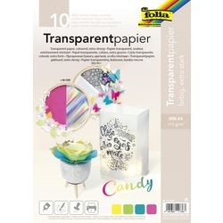 Kalka kalkowa folia candy a4 115 g m² asortyment kolorów 10 arkuszy