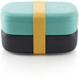 Lékué lunchbox broodtrommel - to go - 1 l - turquoise