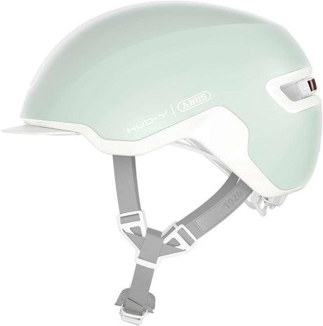 Kask rowerowy Abus hud-y pure mint s - 51-55 cm - jasnozielony - nadaje się do użytku na rowerach elektrycznych - rowerach miejskich - 280 g