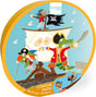 Puzzle konturowe zdrapka - pirat - 30x21cm - 29 elementów - 3 lata