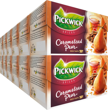 Herbata czarna karmelizowana gruszkowa Pickwick przyprawy - 12 x 20 torebek