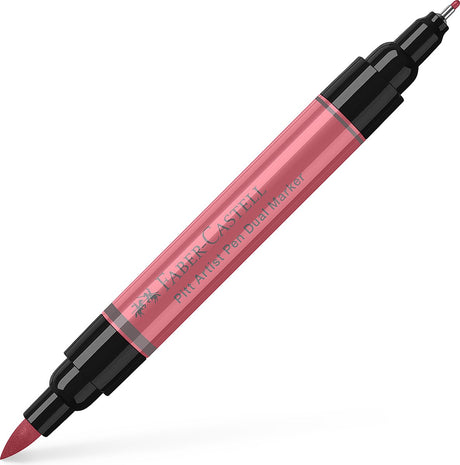 Faber-castell tekenstift - pitt artist pen - 131 koraal - duomarkers - dubbelzijdige stift - fc-162131