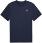 Męska koszulka sportowa Puma m tad Essentials solid cat tee (lc small cat) - granatowo-biała