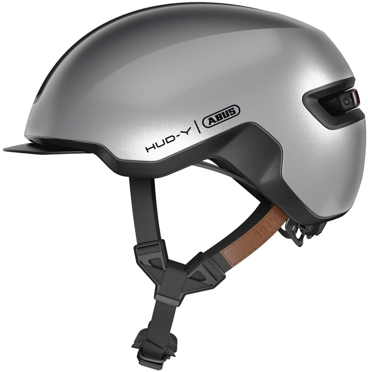 Kask Abus hud-y blask srebrny s 51-55cm