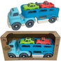 Van der meulen autotransporter met 2 autootjes bioplastic (2015179)