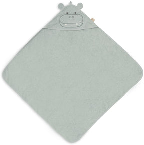 Jollein kapuzenhandtuch frottee 75x75cm - hippo happy