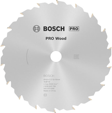 Bosch cirkzb speed 160x16x2.4 18t fz wz