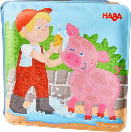 Haba - książeczka do kąpieli, dzień mycia świni, krowy